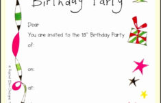 10 Birthday Invitation Template For Kids SampleTemplatess
