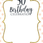 50th Birthday Invitations Online FREE PRINTABLE Birthday Invitation