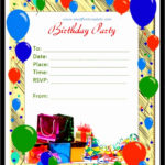 6 Birthday Invitation Card Template Word SampleTemplatess