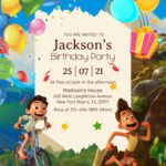 8 Disney Luca Birthday Invitation Templates For Your Kid S Birthday