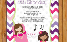 9 Year Old Birthday Invitation Wording Kids Birthday Invitation