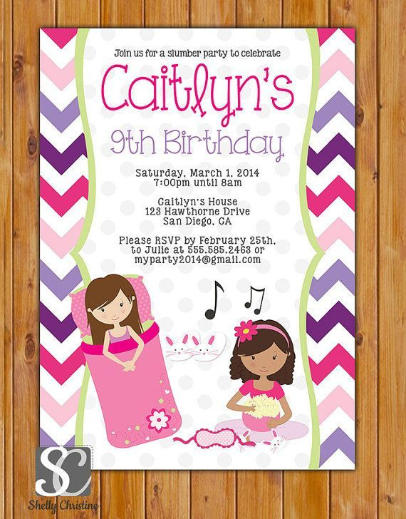 9 Year Old Birthday Invitation Wording Kids Birthday Invitation 