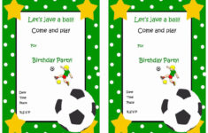 Birthday By Theme Football Birthday Party Invitations Free Birthday
