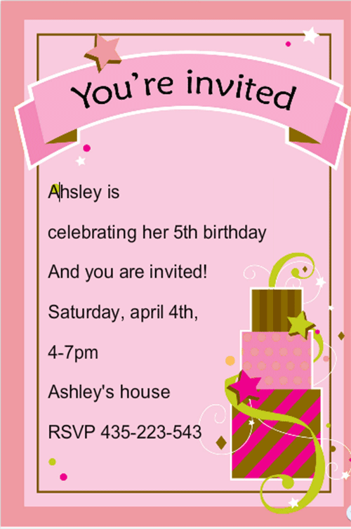 Birthday Invitation Template 76 Free PSD Format Download Free 