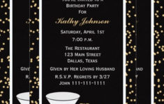 Birthday Invitation Template For Adults Free Sample Vint Birthday