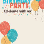 Celebrate With Us Birthday Invitation Template Free Greetings Island