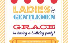 Circus Birthday Party Invitation Vistaprint Print Birthday