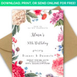 Create Your Own Birthday Invitation In Minutes Download Print Or Send