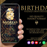 Digital Birthday Invitation Animated Video Invitation Etsy Australia