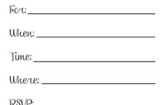 Fill In The Blank Birthday Party Invitation Printable Birthday