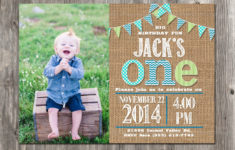 First Birthday Invitation Boy s 1st Party Invite By 4MustardSeeds
