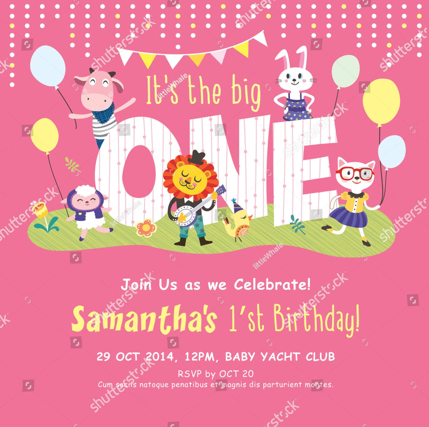 FREE 16 Children Birthday Invitation Designs Examples In Word PSD 