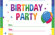 Free Birthday Invitation Templates Online Printable Birthday Cards