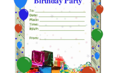 Free Birthday Invitations Printables