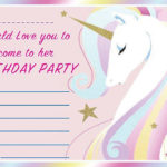Free Birthday Party Invitations For Girl FREE Printable Birthday