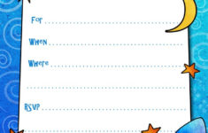 Free Printable Boys Birthday Party Invitations Kids Birthday