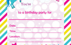 FREE Printable Golden Unicorn Birthday Invitation Template Download