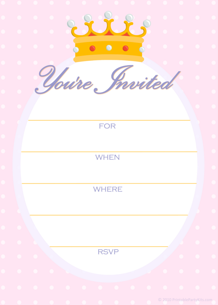 Birthday Invite Printable Free Foldable