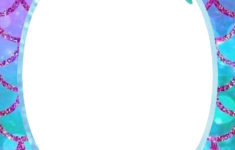 FREE PRINTABLE Mermaid Birthday Invitation Templates Mermaid