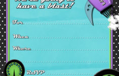 Free Printable Party Invitations Rocket Ship Birthday Invites For Boys