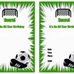 Free Printable Soccer Birthday Party Invitations Soccer Birthday