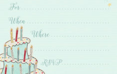 FREE Printable Whimsical Birthday Party Invitation Template Birthday