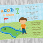 Golf Themed Birthday Invitations Ideas Bagvania FREE Printable