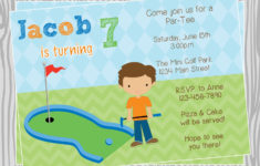 Golf Themed Birthday Invitations Ideas Bagvania FREE Printable