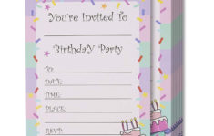 Invitation Cards 24 Pack Birthday Party Invitation Cards Fill in