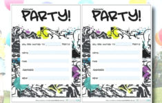 Invitation For 12 Year Old