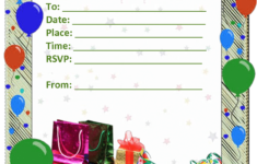 Kids Birthday Party Invitation Template Mickey Mouse Invitations