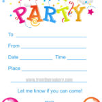 Kids Birthday Party Invites