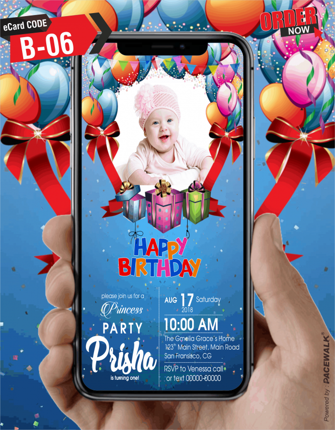 Digital Birthday Invitations
