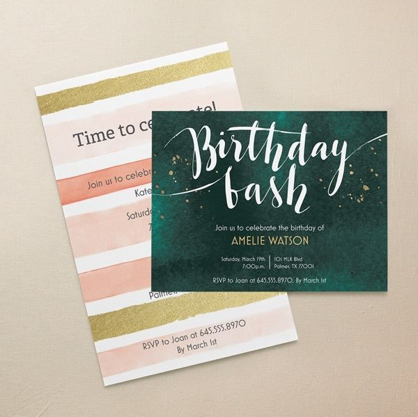 Vistaprint Birthday Invitations