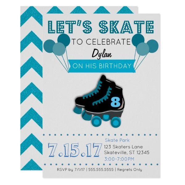 Pin On Roller Skate Party