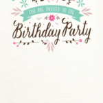 Printable Birthday Invitation Cards For Adults Printable Card Free