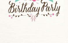 Printable Birthday Invitation Cards For Adults Printable Card Free