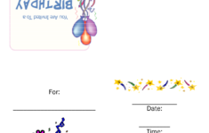 Printable Birthday Invitations 6 Coloring Kids