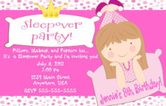 Printable Birthday Invitations For Girls FREE Template FREE PRINTABLE