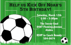 Soccer Party Invitation Template Free Football Party Invitations